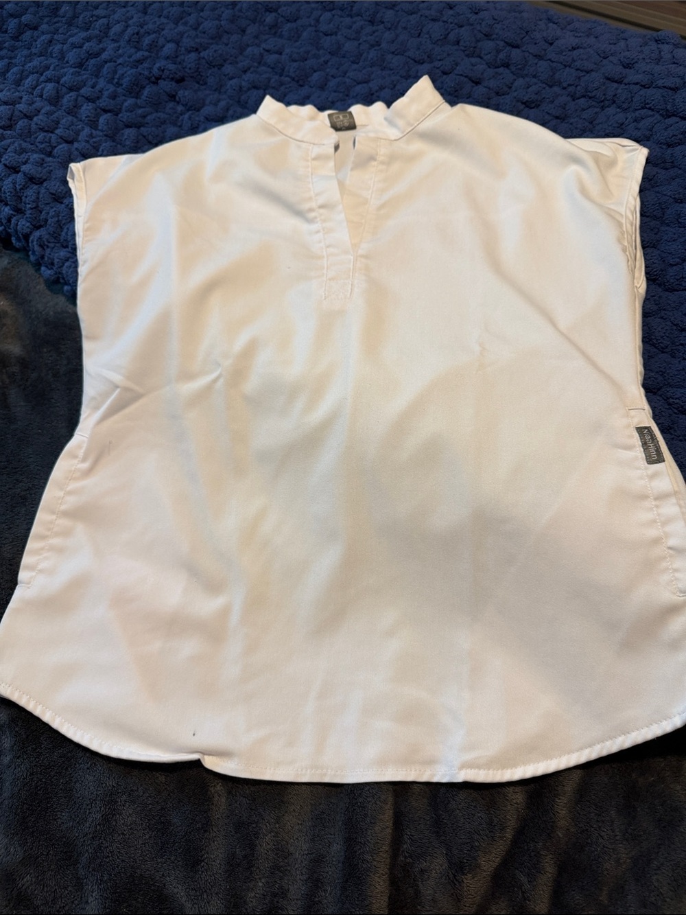 White Sleeveless Popover Top